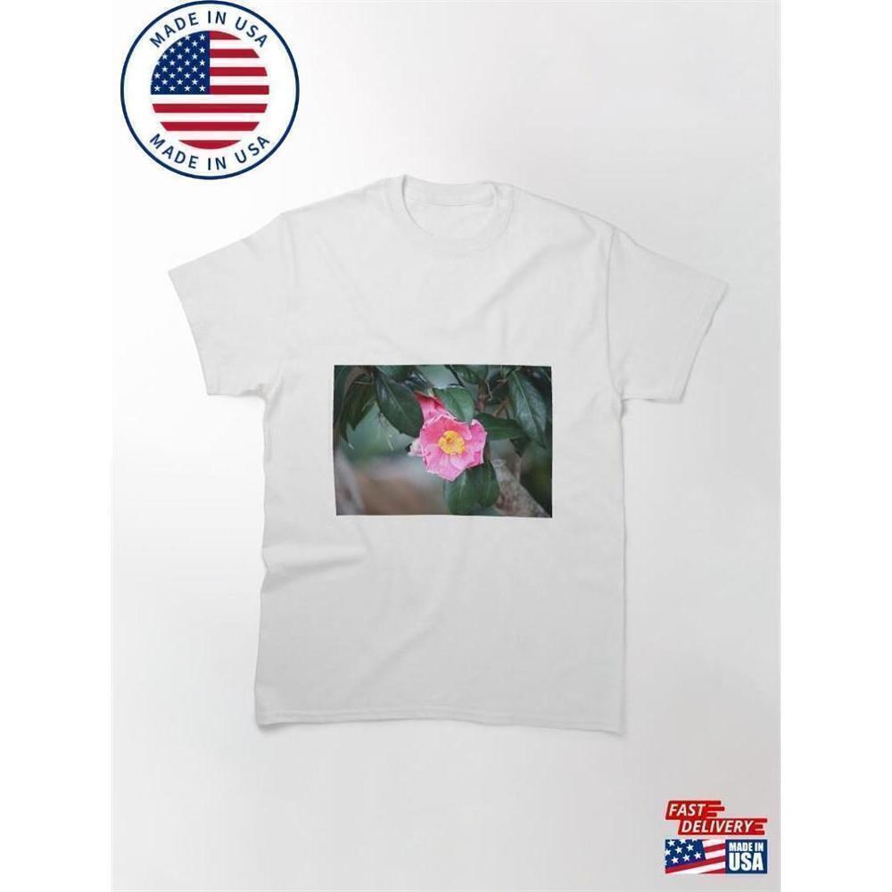 Camellia Japonica Elegant Floral Botanical Art Classic T-Shirt